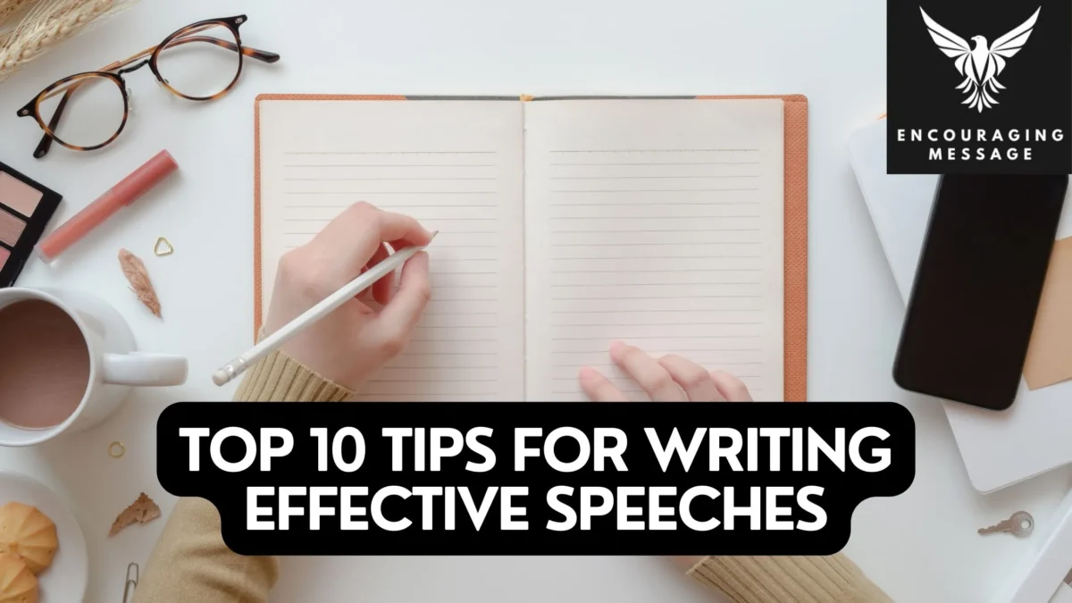 tips for writing effective speeches