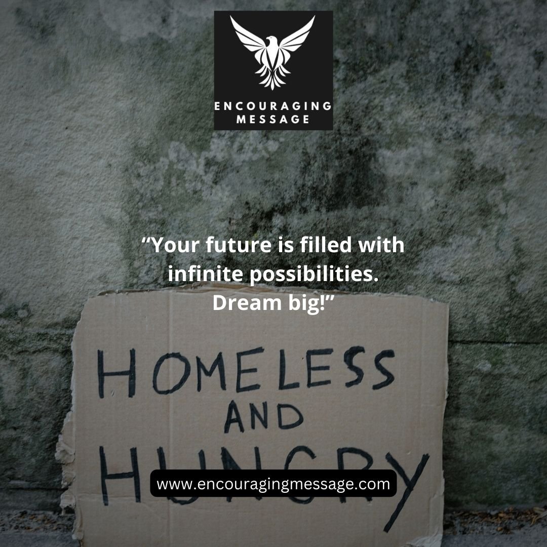 famous encouraging messages for the homeless image