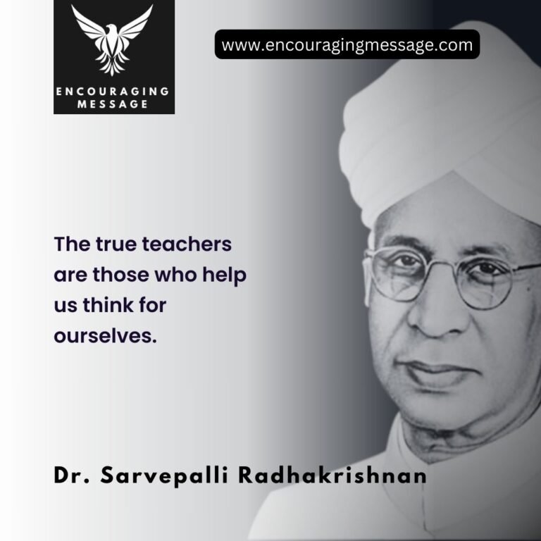 Dr. Sarvepalli Radhakrishnan Quotes On Education And Knowledge