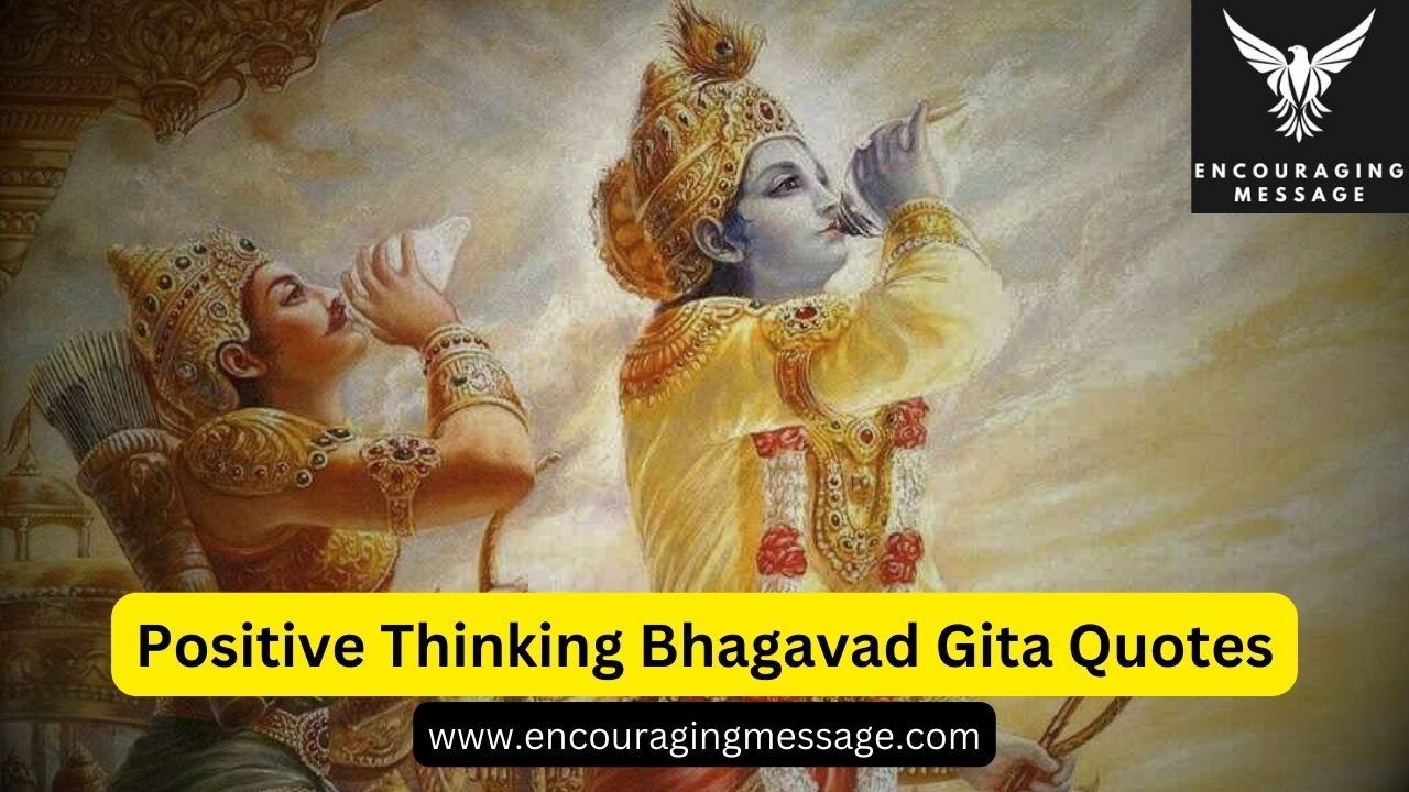 Positive Thinking Bhagavad Gita Quotes in english with images