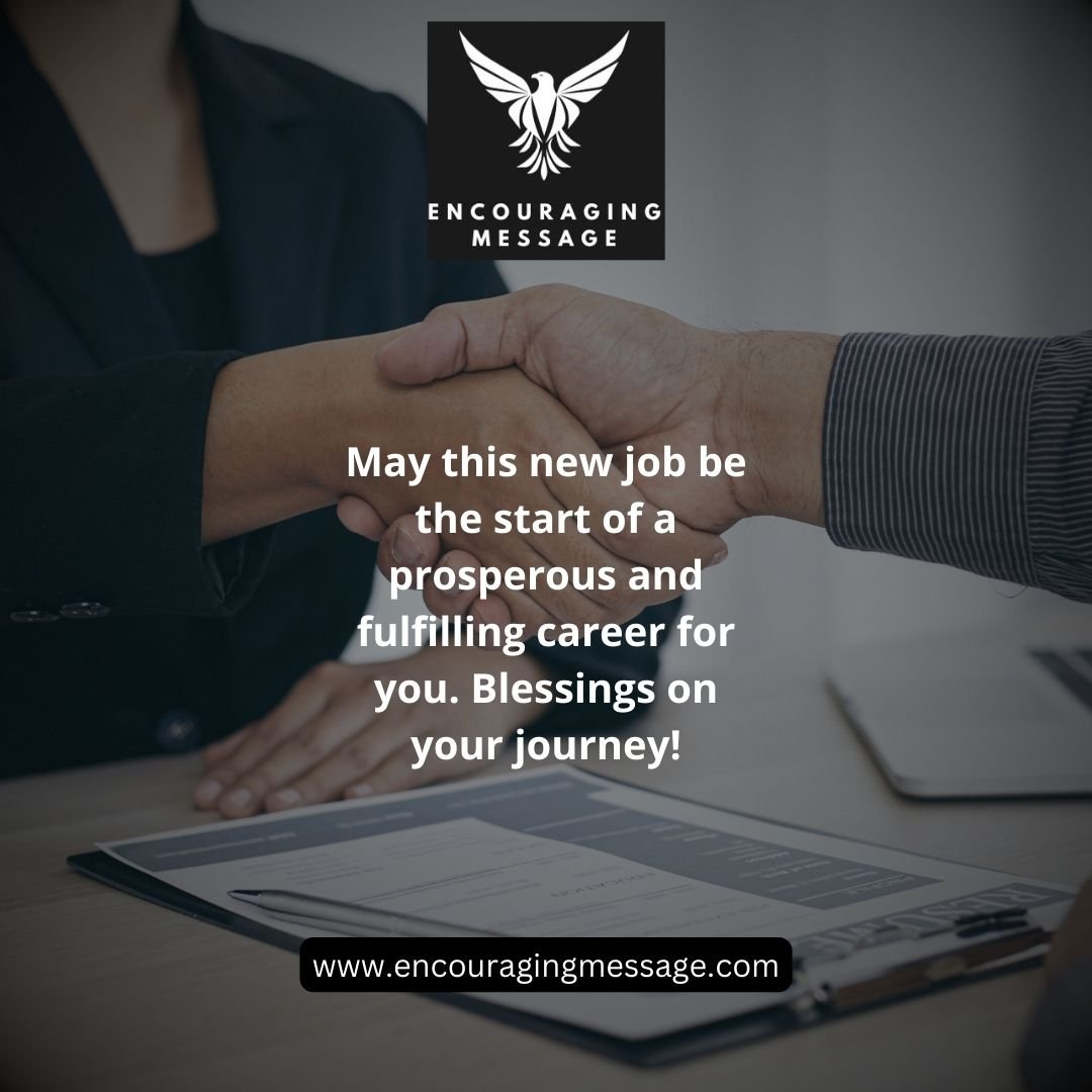 Wishes for a Successful New Job images